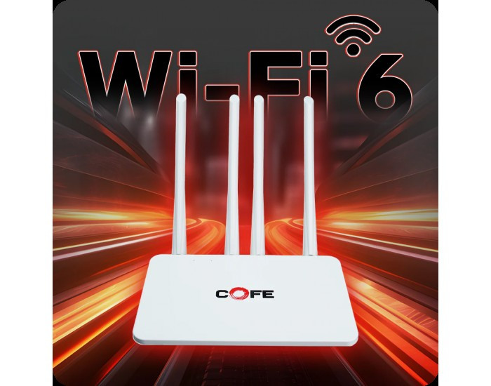 COFE SIM ROUTER 4G | 5G WIFI 6 (CF 05CT4) WITH TYPE C | WAN | LAN PORT