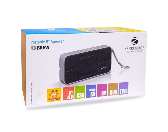 ZEBRONICS BLUETOOTH SPEAKER 1.0 ZEB BREW 6W