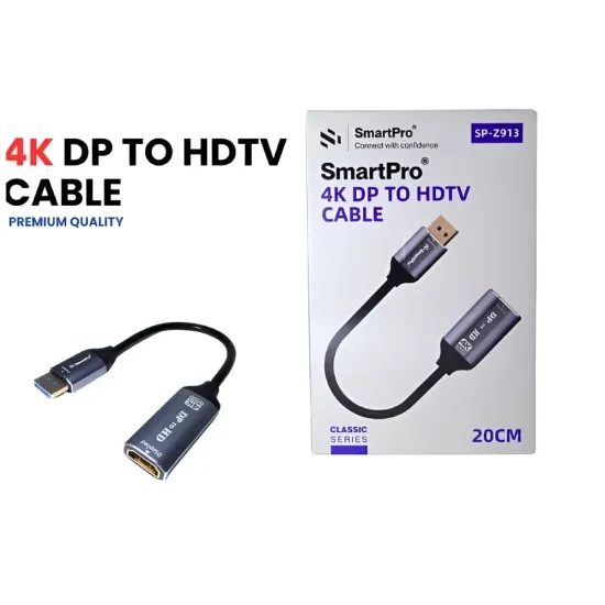 Smart-Pro Display Port To Hdmi Converter 4K