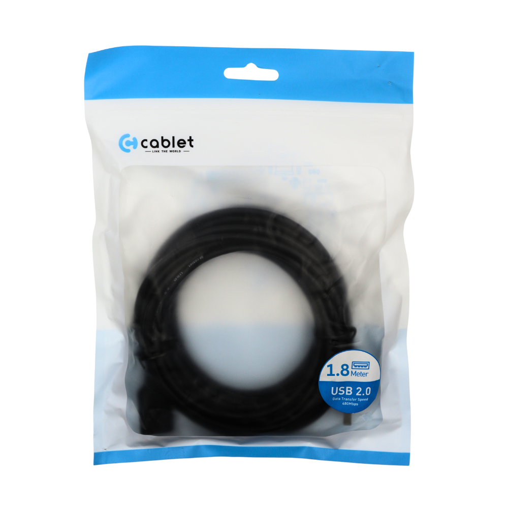 Cablet USB Extension Cable 1.8m