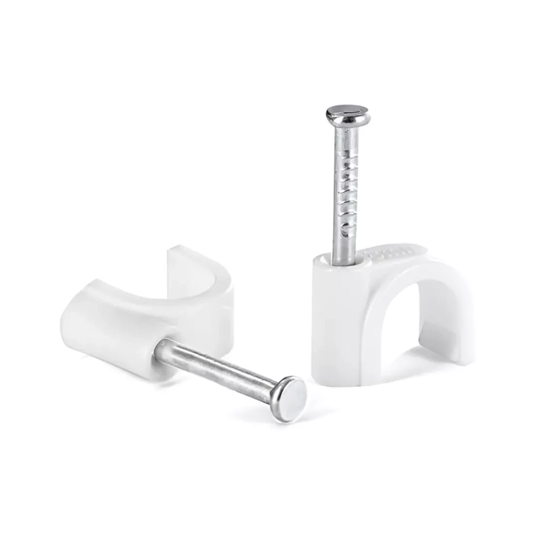 Cable Clips 7mm 100 Pcs With Metal Nails