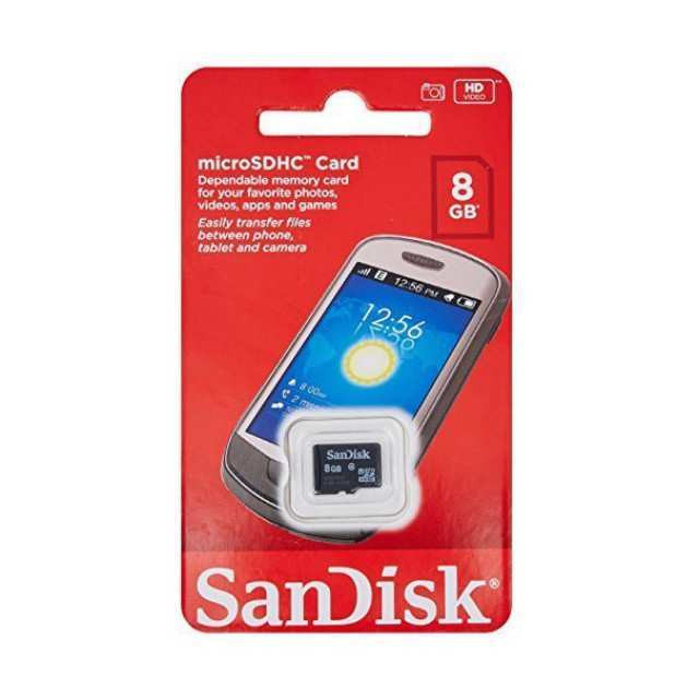 SANDISK 8GB MICROSDHC MEMORY CARD