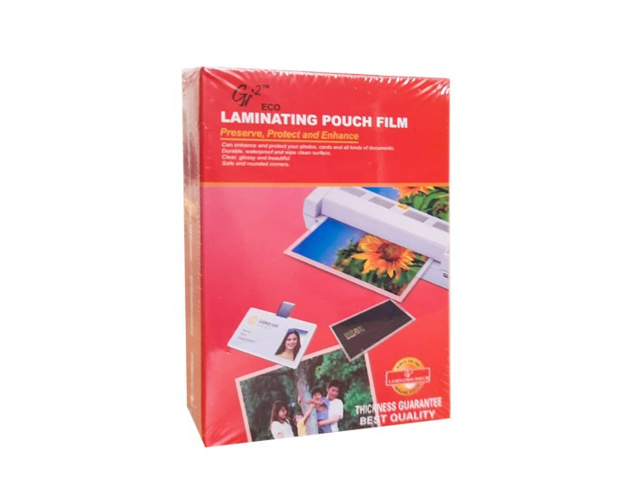 LAMINATION POUCH FILM 125 MICRON (70MMX100MM) PACK OF 100