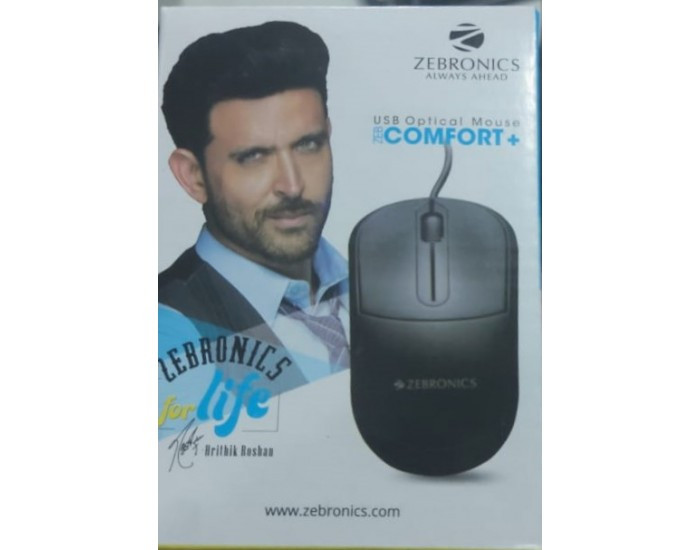 ZEBRONICS MOUSE USB COMFORT+
