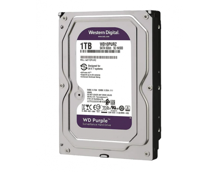 WD SURVEILLANCE HARD DISK 1TB PURPLE