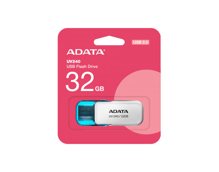 ADATA PENDRIVE 32GB 2.0 UV240 WHITE