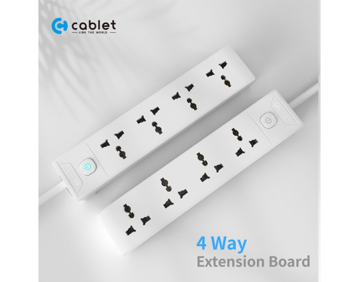 CABLET SPIKE 4 SOCKET 1 SWITCH 1.8M