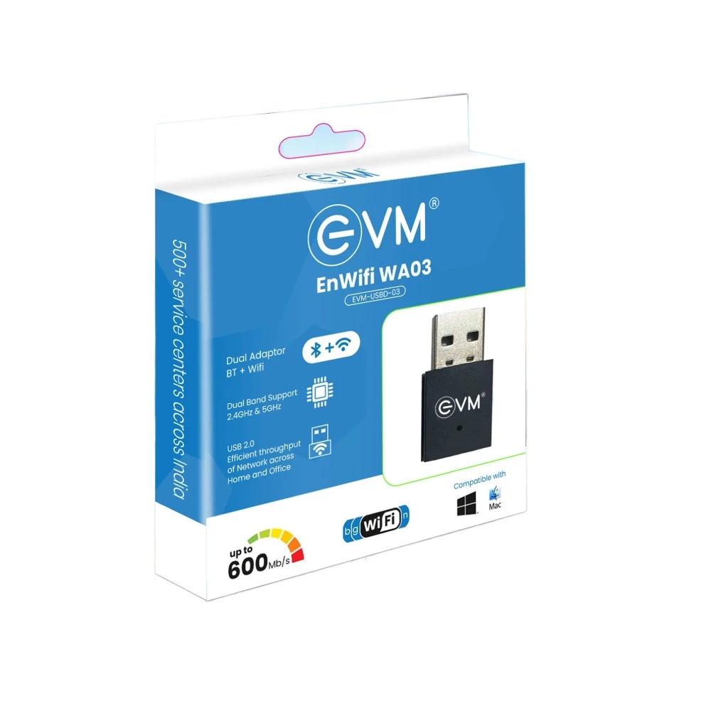 EVM Bluetooth + WIFI Adapter 600Mbps (USBD-03)
