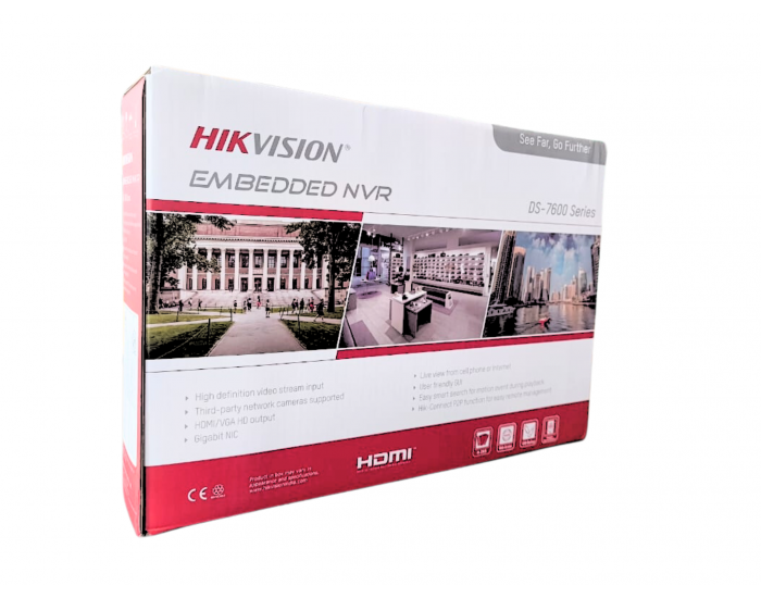 HIKVISION IP NVR 16CH (7616NIQ1)