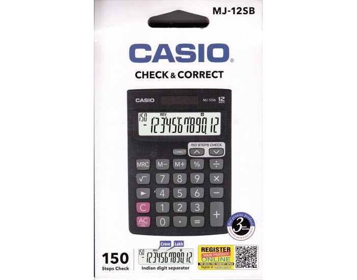 CASIO CALCULATOR MJ 12SB