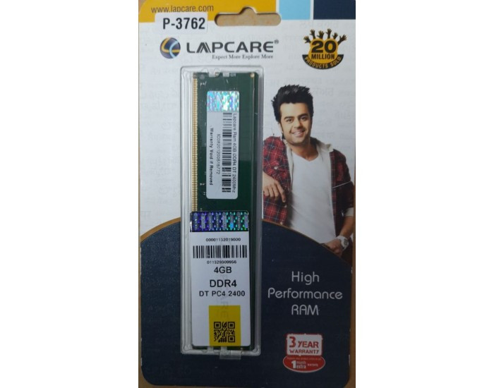 LAPCARE RAM 4GB DDR4 DESKTOP 2400 MHZ