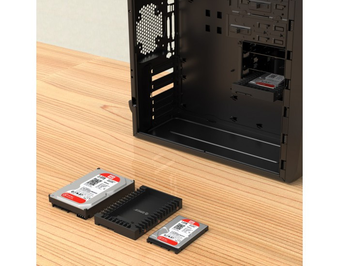 ORICO SSD HDD BRACKET FOR DESKTOP (12.5MM) 2.5″ TO 3.5″ 1125SS