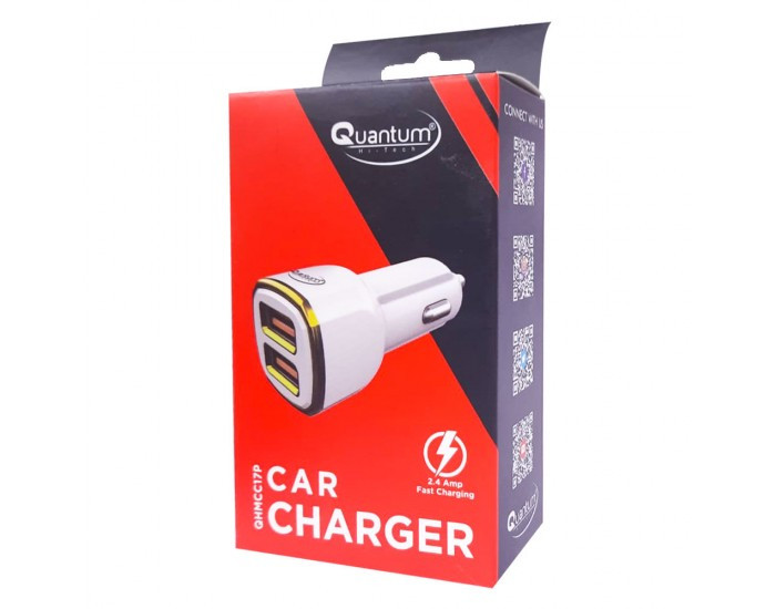 QUANTUM USB CAR CHARGER (QHMCC17P)