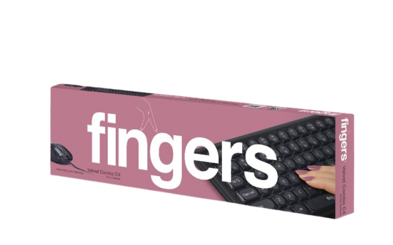 FINGERS KEYBOARD MOUSE COMBO WIRED VELVET COMBO C4
