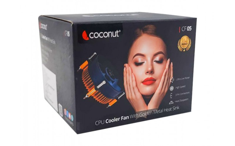 COCONUT DESKTOP AIR COOLER CPU FAN (CF05)
