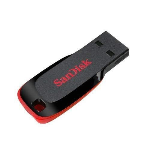 SANDISK 128GB CRUZER BLADE (SDCZ50-0128G-135) USB 2.0 PEN DRIVE (BLACK)