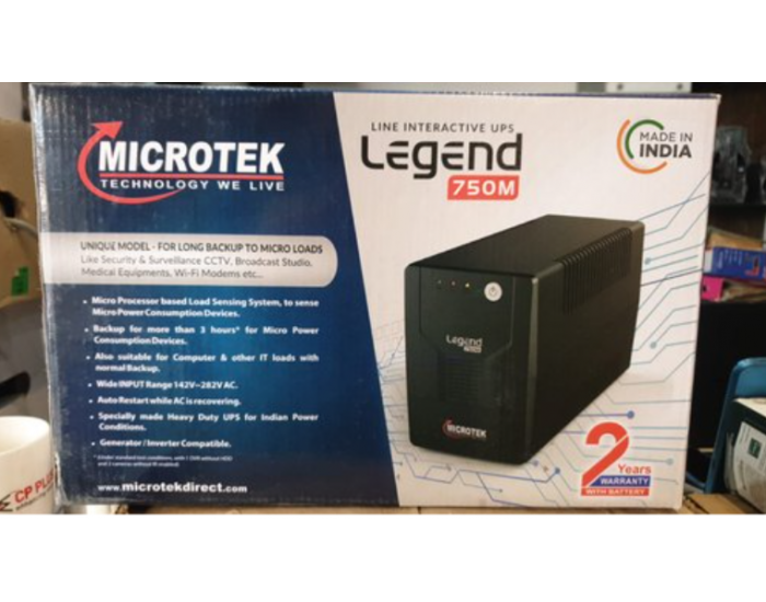 MICROTEK UPS 650VA (LEGEND 750M) (2+2)