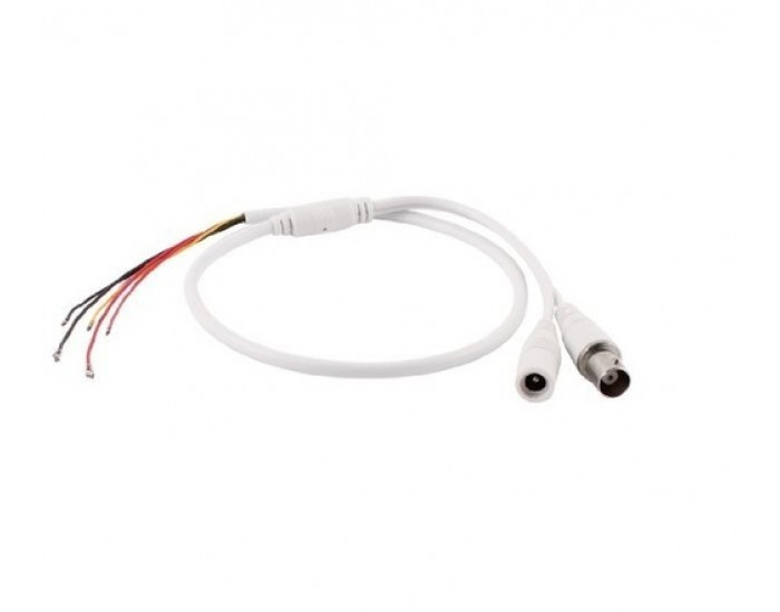 BNC | DC FEMALE CABLE TO 5 WIRE END FOR CCTV SURVEILLANCE
