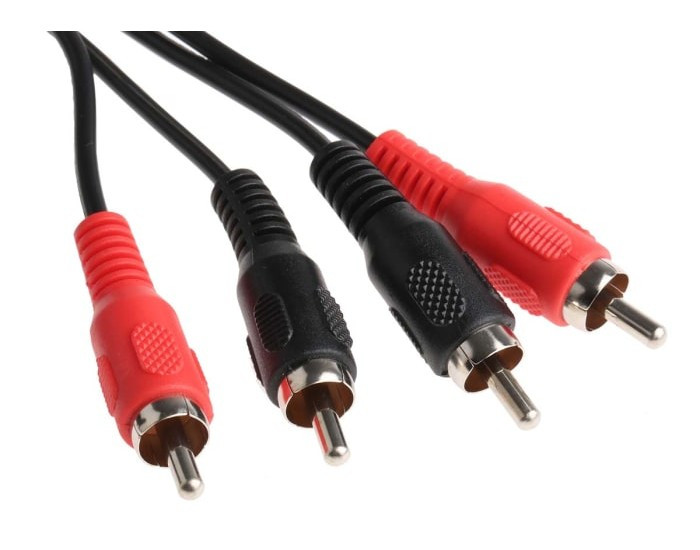 2 RCA TO 2 RCA CABLE 1M