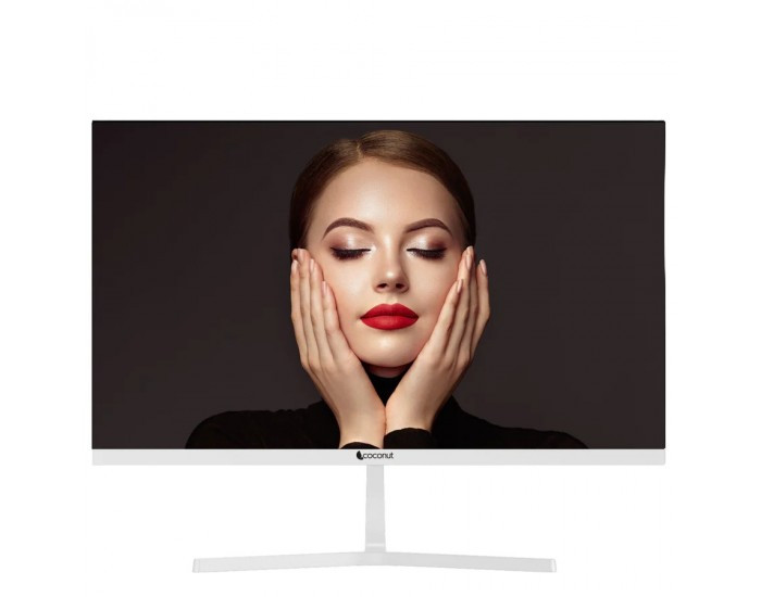 COCONUT LED 24” IPS PANEL HDMI|VGA (1920X1080) BORDERLESS (3 YEARS WARRANTY )