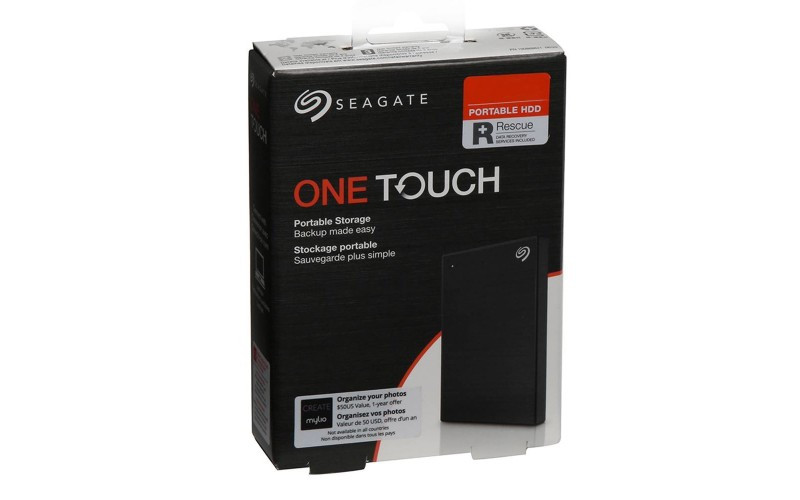 SEAGATE EXTERNAL HARD DISK 2TB ONE TOUCH 2.5” (BLACK)