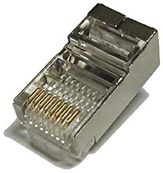 DI RJ45 CONNECTOR 1 PCS CAT5e METAL