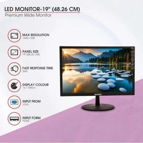 ZEBION 22" INCH LED MONITOR CRISTA