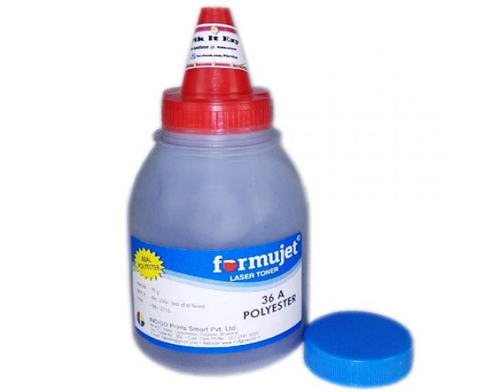 FORMUJET LASER TONER POWDER FOR 36A (36A POLYESTER) 70GM