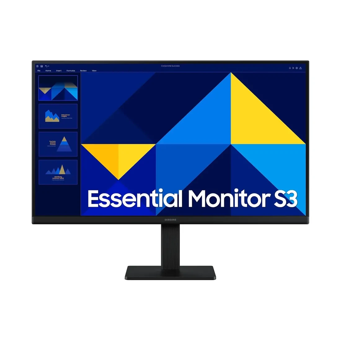 Samsung LED Monitor 24" FHD IPS 100Hz with HDMI | VGA (LS24D300GAWXXL)